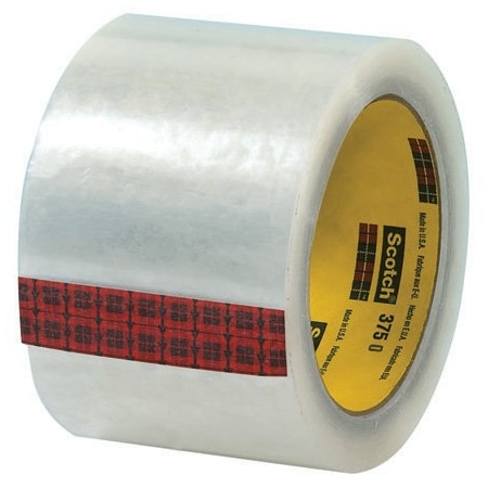 3M 3'' x 55 yds. Clear 3M 375 Carton Sealing Tape, 24PK BUY00023196
